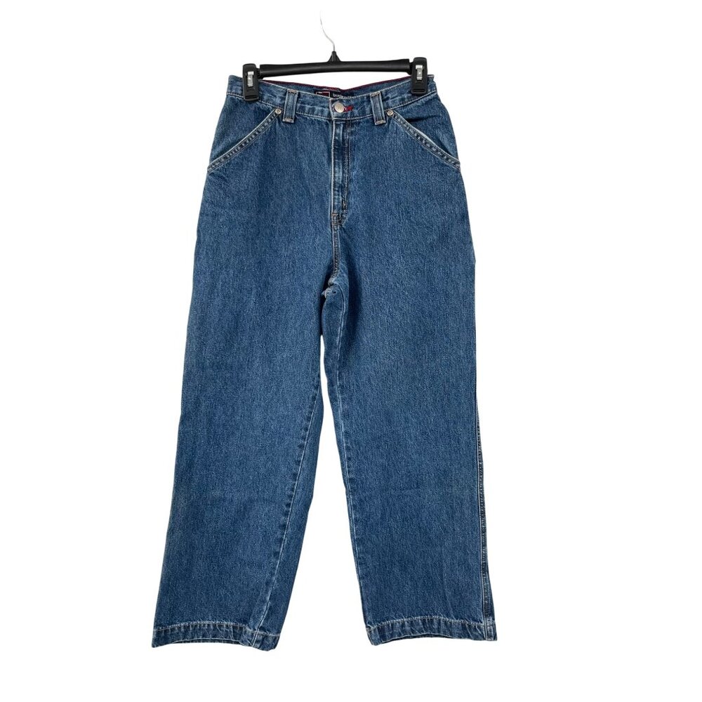 Vintage Bugle Boy Jeans Boys 14 Husky Carpenter Blue Denim 100% Cotton Y2K